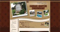 Desktop Screenshot of carriage-quarters.com